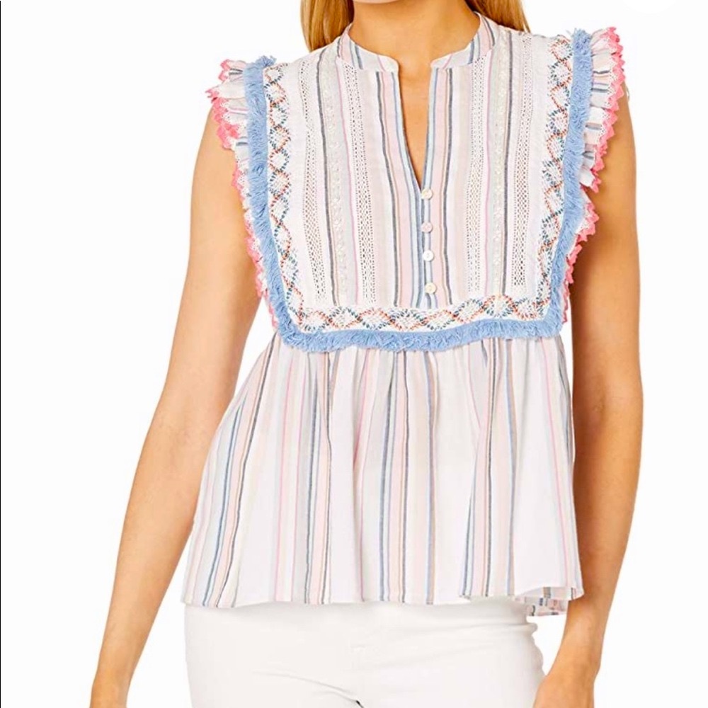 Ella moss Baby Doll Style Sleeveless Top